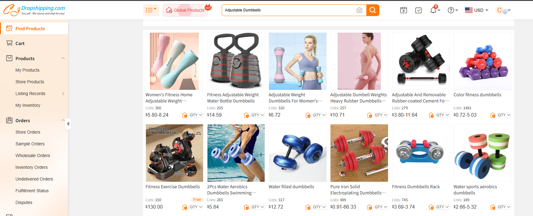 Adjustable Dumbbells